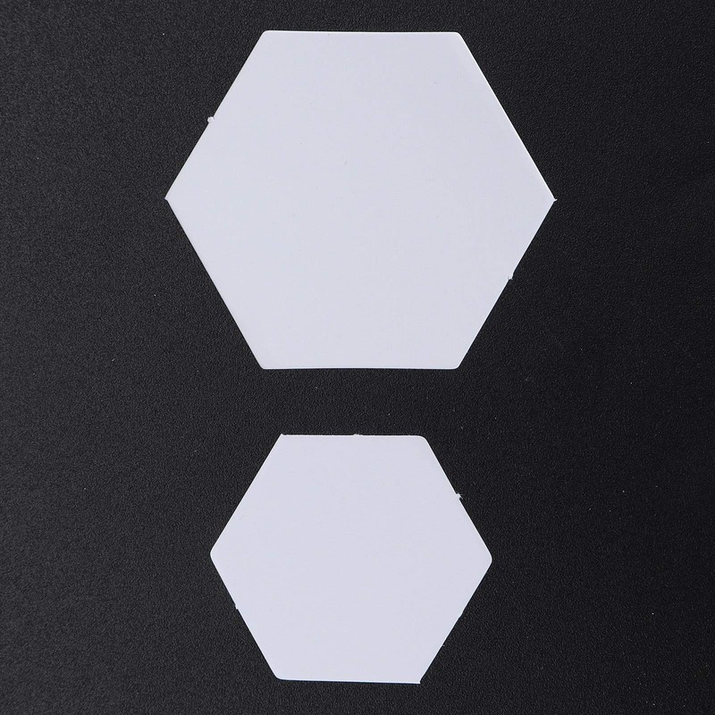 100Pcs Hexagon Shape Paper Quilting Template Polygon Paper Quilting Templates