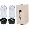 Blendin Replacement Tall Cups with Cross and Flat Blade Combo