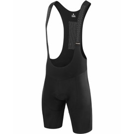 Przewalski Men's Competizione Cycling Bib Shorts 4D Padded Road Pro Race Bike Biking Shorts Black