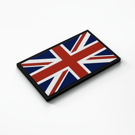 Patch Force - United Kingdom Flag Rubber Patch (Colour) 8 x 5 cm - As a Badge for Uniforms, Protective Vest, Utility Bag, Jacket or Backpack - For German Army, Police and Military