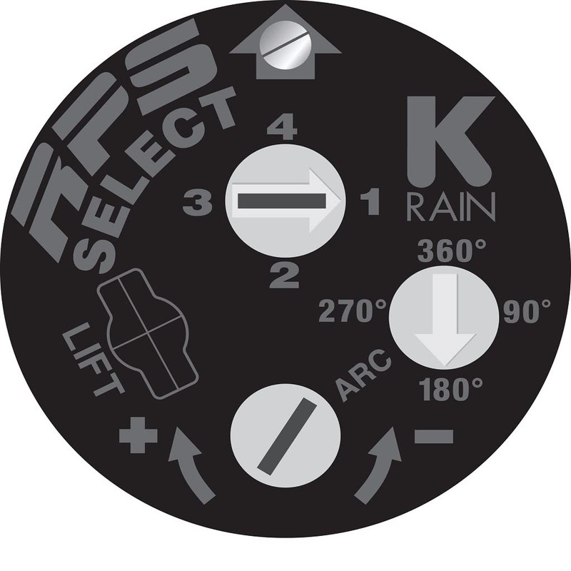 K Rain RPS Select 3/4" Gear Drive Rotor 5" Pop-Up
