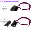 Gebildet 0-230V Magnetic Switch, Recessed Security Window Gate Contact Sensor,