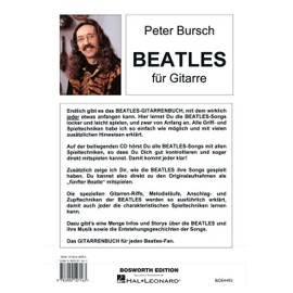 Peter Bursch Beatles für Gitarre, Bd.1, mit CD: Revised Edition