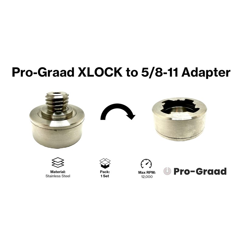 Pro-Graad Adapter for XLOCK to 5/8-11 Thread, Includes Flange Lock