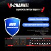Micfuns Pro Audio 10 Outlet Power Conditioner,8 Independent Switch Conditioner,