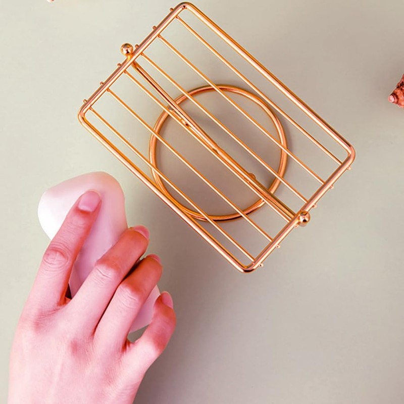 ARFUKA Soap Dish Stainless Steel Soap Basket Soap Saver Soap