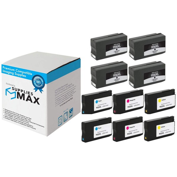 SuppliesMAX Remanufactured Replacement for HP OfficeJet Pro 7720/7730/8200/8210/8700/8720/8725/8730/8740 High Yield