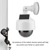 Dummy Camera Indoor & Outdoor Realistic Dome Shape Solar Security