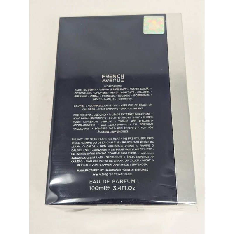 French Avenue Azzure Oud Fragrance World 🔥🔥🔥 100ML 3.4oz NEW