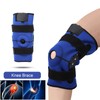 Aluminum Alloy Knee Brace Adjustable Knee Compression Wrap Knee Support