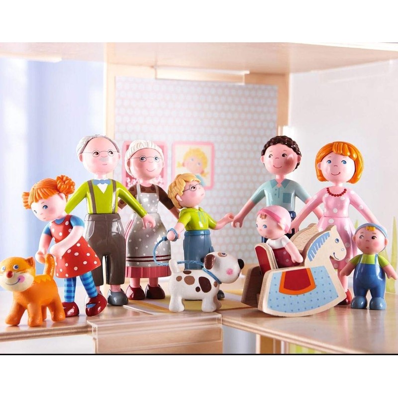 HABA Little Friends Dad Michael - 4.5" Bendy Doll Figure