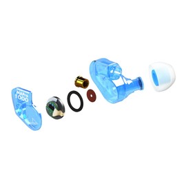 Maestraudio MAPro1000 Shower Blue [OTA-MAPRO-1000-SB] Monitor Earphone Shape, MMCX Cable 47.2 inches (120 cm), Pouch Included, High Resolution Game VR (Made in Japan)