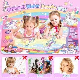 Unicorn Aqua Water Mat Doodle, Toy from 1 2 3 4 5 6 Years Girls Gift 1-6 Years Unicorn Toy Birthday Gift for Girls Children's Toy from 1 2 3 Years