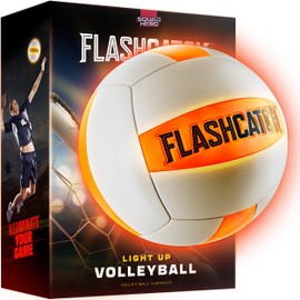 Light Up Volleyball - Glow in the Dark Volley Ball - Sports Gear Accessories Gifts for Girls 8-15+ Year Old - Kids Teens Gift Ideas - Cool Teen Girl Toys Ages 8 9 10 11 12 13 14 15 Age Outdoor Beach