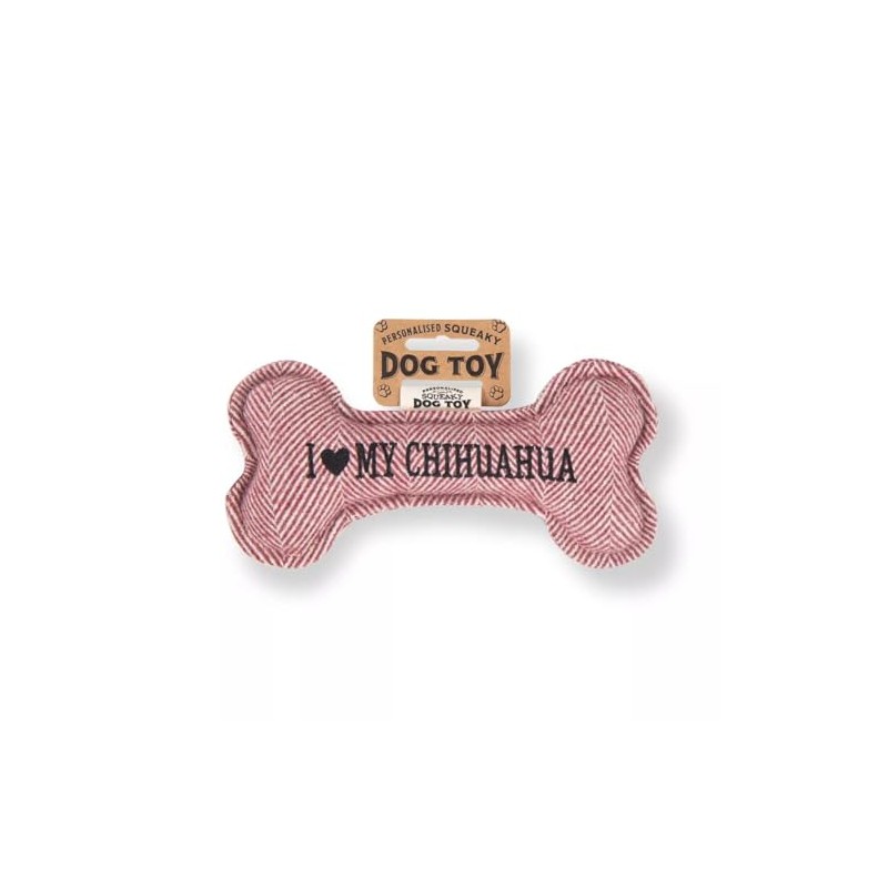 History & Heraldry Squeaky Dog Toy (I my Chihuahua)