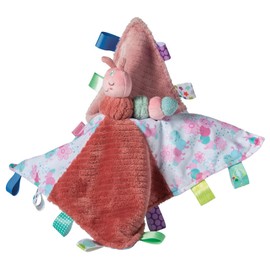 Taggies Stuffed Animal Lovey Security Blanket with Sensory Tags, 13 x 13-Inches, Camilla Caterpillar