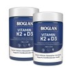 Bioglan Vitamin K2 Plus Vitamin D3 Capsules Bioglan Vitamin K2 D3, 2 units, 60 tablets / 바이오글랜 비타민 K2 플러스 비타민D3 캡슐 Bioglan Vitamin K2 D3, 2개, 60정