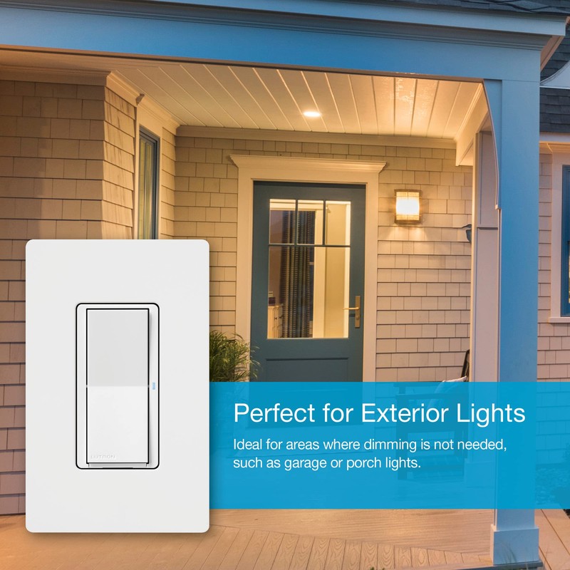 Lutron Claro Smart Light Switch w/ Wall Plate for Caseta