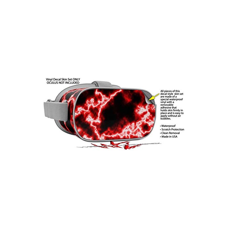 Decal Style Skin Wrap Compatible with Oculus Go Headset -
