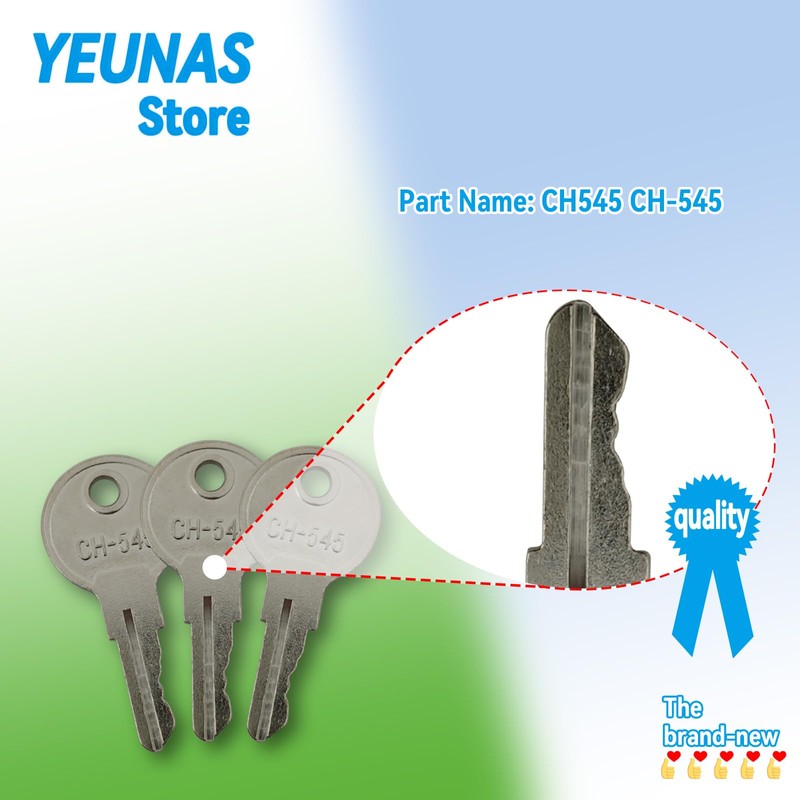 CH545 CH-545 Keys for Truck Trailer RV Campers Car Hauler