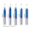 1/8” Shank CNC Router Bits Kit for All Purpose, Triangular