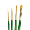 Princeton Brush Set 9115 4-Pc Gold Taklon