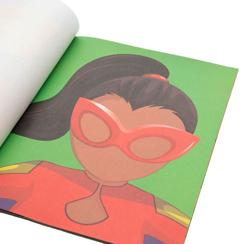 Paper Craft Funny Face Sticker Activity Book