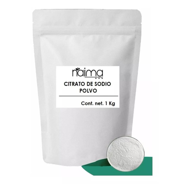 Naíma Citrato De Sodio Polvo Grado Alimenticio Granel 1 Kg