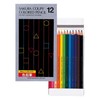 Sakura Crayons Coupy Colored Pencils, 12 Colors, Paper Box, PFY12K