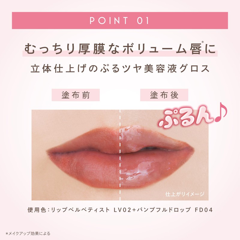 Sana-Excel Pumpful Drop FD04 Sodaholic Lip Gloss Lip Care, Highly