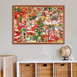 Puzzle 1000 Pieces Adult Christmas Party 70 x 50 cm Puzzles for Adults Classic Puzzles Christmas 1000 Pieces Christmas Puzzle