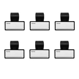 6 Pcs Stethoscope Name Tags,Plastic Name Identification Tag Clip Name Clip,for Stethoscope Tube Replacement