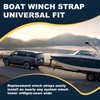 Boat Winch Strap with Hook 2" x 20' – 11,000