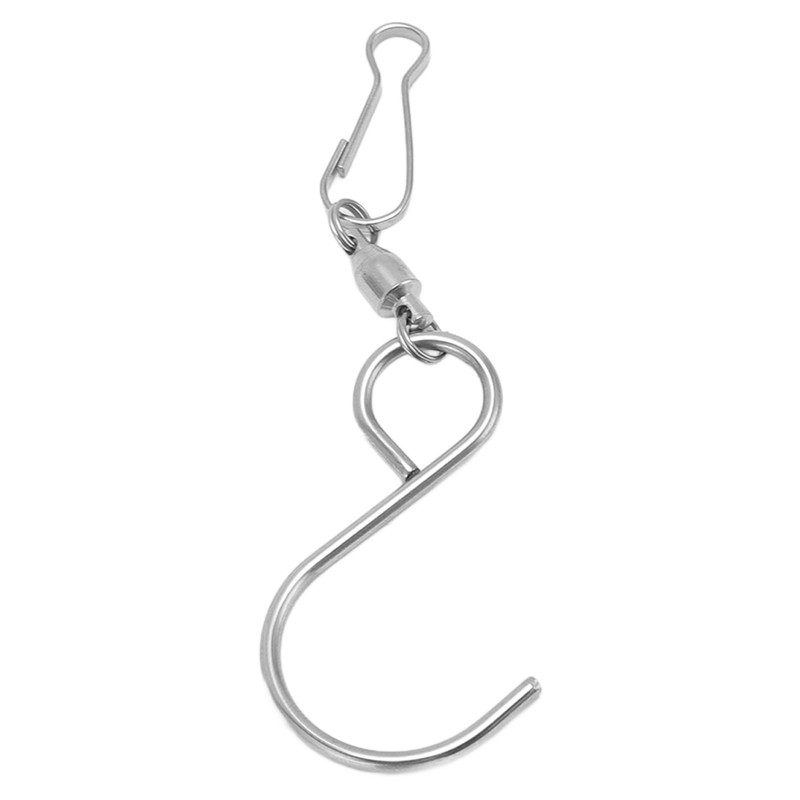 20pcs Wind Spinner S Hook Clips 360 Degree Rotation 304