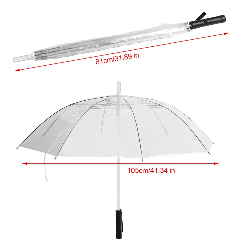 Battery Powered 7 Color Changing LED Umbrella Flashlight for Safely