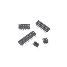 CTS Corporation, 219-6LPSJ, Switch DIP ON Off SPST 6 Flush Slide 0.1A 20VDC J-Bend 2000Cycles 2.54mm SMD Tube (25 Item/s)