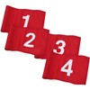 Sewroro 4pcs Golf Green Flags Targeting Golf Practice Flag Court