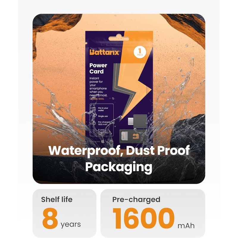 Battarix Power Card - Product: 3 Pack