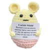 sinirttou Lucky Charm Pocket Hug Mouse, Small Cuddly Toy Lucky