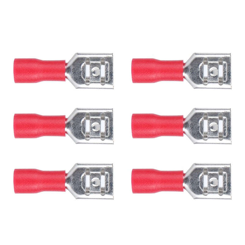 Insulated Spade Wire Connector FDD1.25‑250 Female Sturdy Durable Stable Convenient