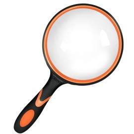 Xinguangfa 100mm Große Lupe für Kinder Forscher, Kinderlupe Lupen, Fach Groß Leselupe Vergrößerungsglas Senioren, Handlupe Leselupen Vergrößerungsglas Vergrößerungslupe Testsieger Magnifying Glass Magnifier