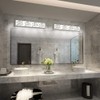 Aipsun 4 Lights Crystal Vanity Lights Over Mirror Modern Vanity