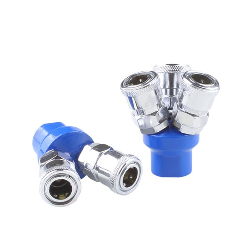 TopHomer 1/4'' Air Inlet Thread Air Compressor Connector Round Quick
