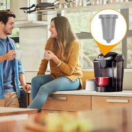 Reusable K Cups for Keurig丨Coffee Filters丨 K Cup Reusable Coffee Pods Compatible with Keurig 1.0, Brew,K-Classic, K-Mini, Coffee or Tea,Universal Fit B30 B40 B50 B60 B70 Series BPA Free-3 Packs