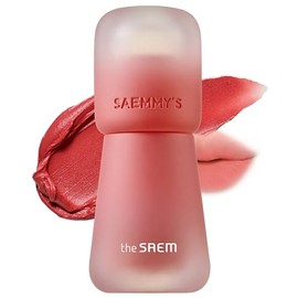 THESAEM Saemmy's Crema Velvet Tint 03 Peach Brew – Matte Lip Cream Velvet Finish Lip Makeup with Natural Plumping Effect - Long Lasting Smooth Fluffy Lips, 0.1oz.