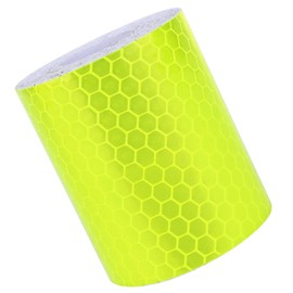 Cinta Reflectante de Advertencia de Seguridad, Rollo de Cinta de Advertencia Reflectante de la Etiqueta Engomada de la Pared del Coche de la Seguridad Pura de la Fluorescencia