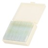 25PCS Microscope Slides Optical Glass Cover Transparent Slide Set for