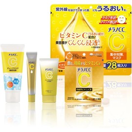 Melano CC Vitamin Special Care 5-piece set (enzyme face wash, premium serum, UV emulsion, sheet mask, vitamin supplement)