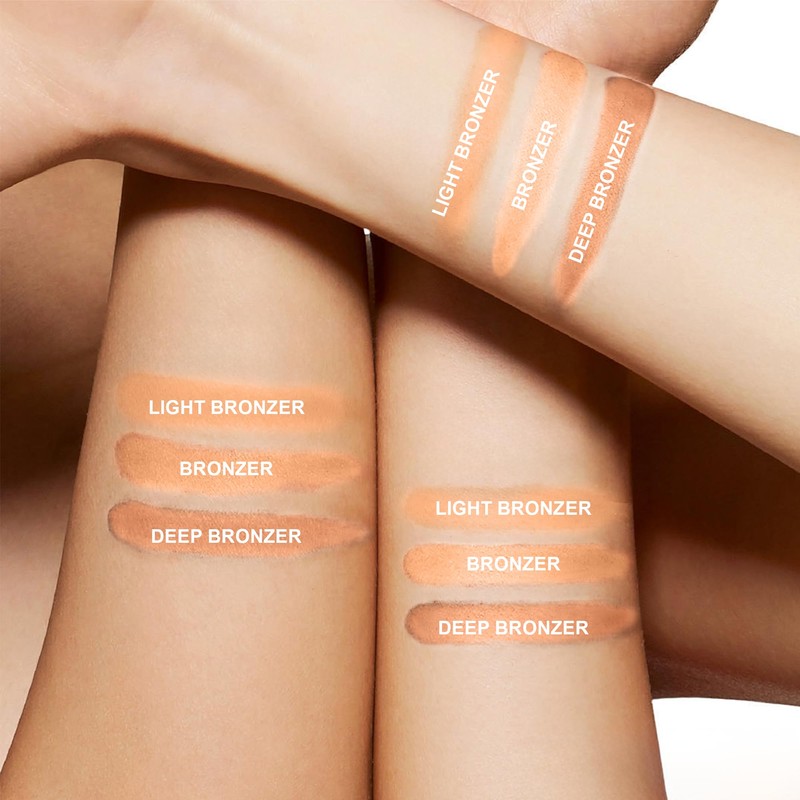 FV Natural Bronzer Powder, Long-Lasting & Waterproof, Glow Bronzing Powder,