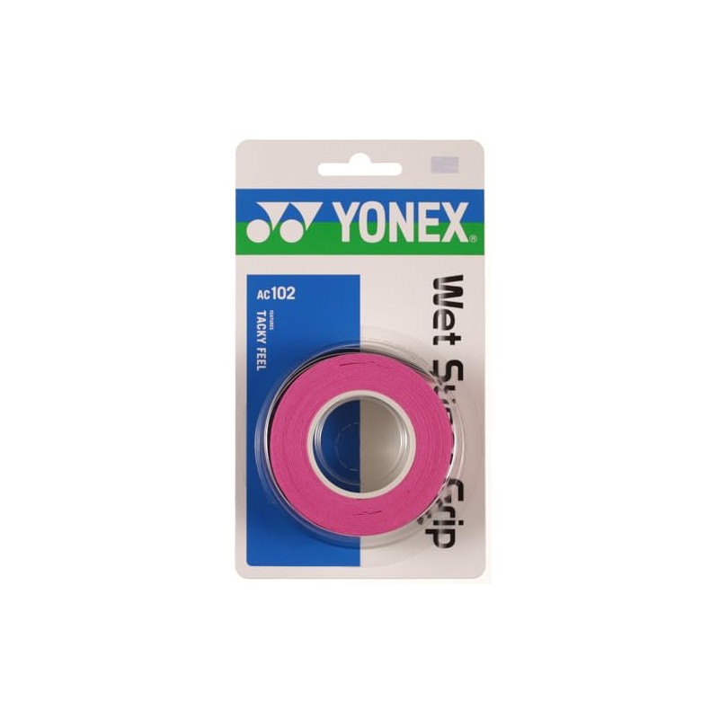 YONEX AC102 Tennis Wet Super Grip Pink
